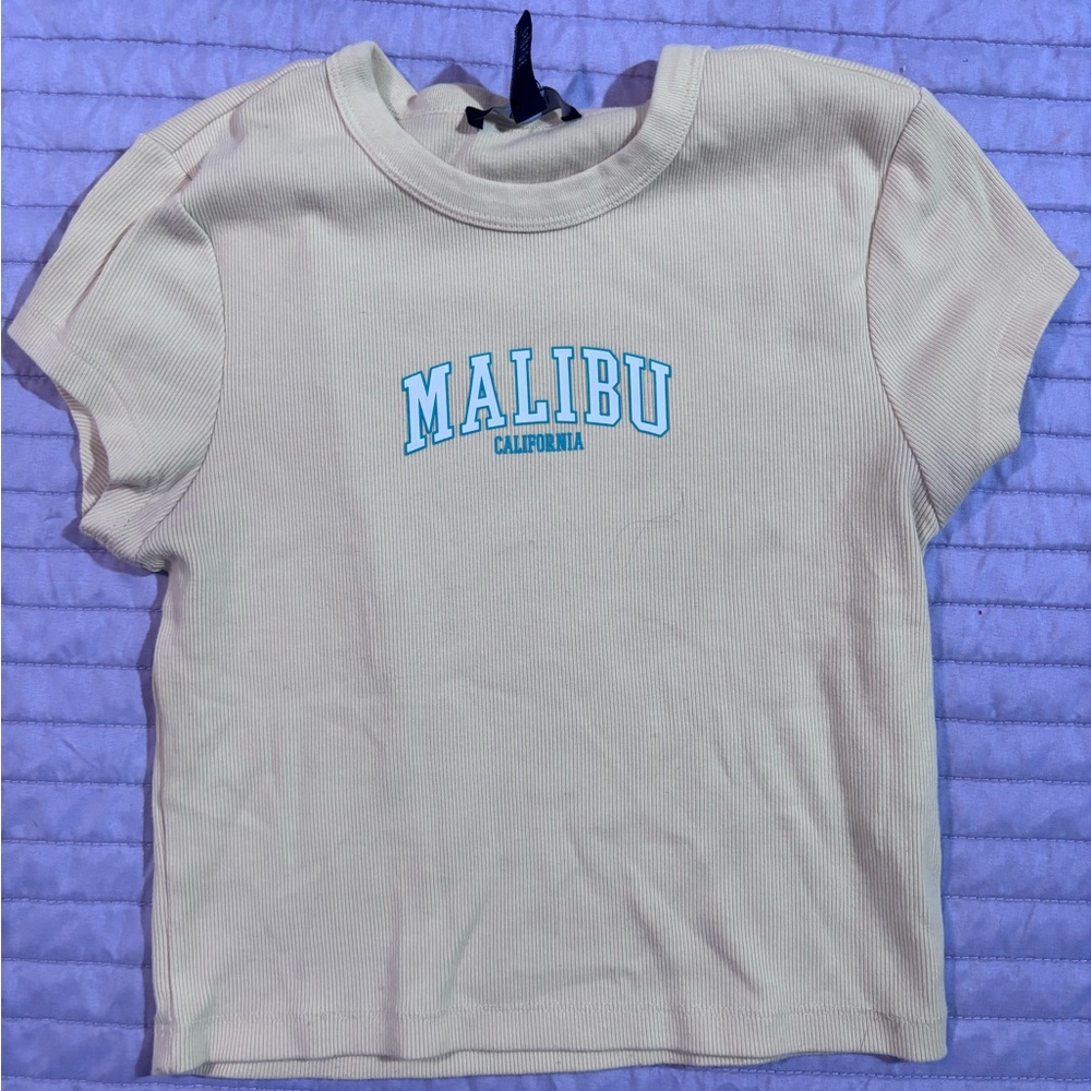 Yellow Malibu Crop Top